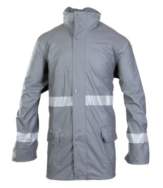 PU KURTKA - Stalowy 2XL.