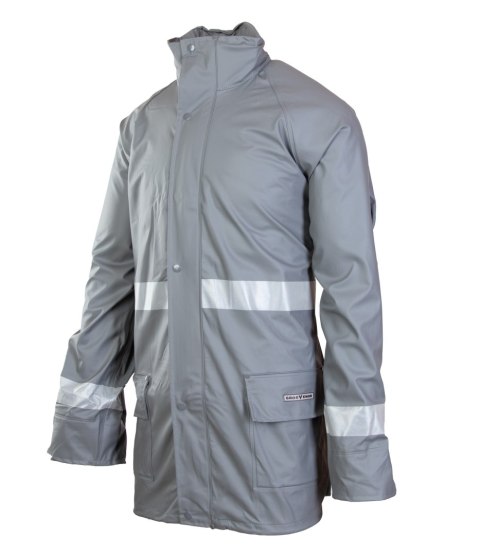 PU KURTKA - Stalowy 2XL.