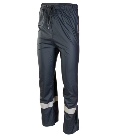 PU SPODNIE DO PASA - Granatowy 2XL.