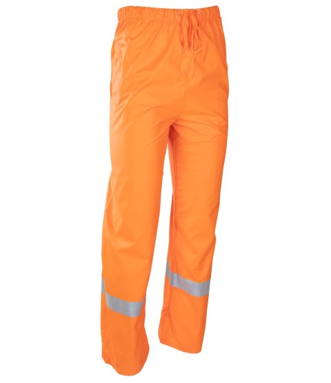 PU SPODNIE DO PASA - Pomarańczowy 2XL.