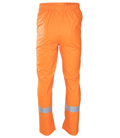 PU SPODNIE DO PASA - Pomarańczowy 2XL.