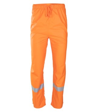 PU SPODNIE DO PASA - Pomarańczowy 3XL.