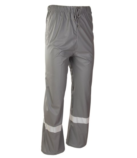 PU SPODNIE DO PASA - Stalowy XL