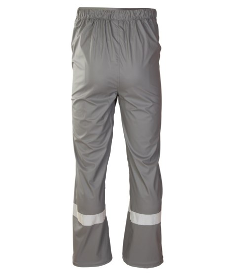 PU SPODNIE DO PASA - Stalowy L