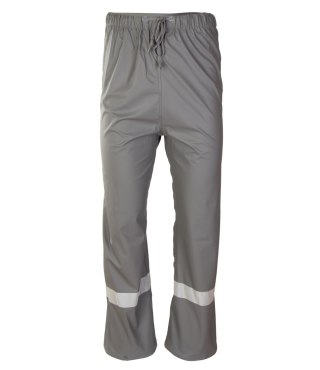 PU SPODNIE DO PASA - Stalowy S