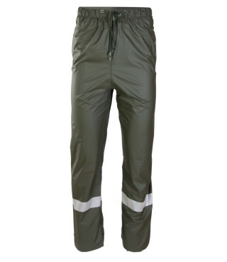 PU SPODNIE DO PASA - Zielony 2XL.