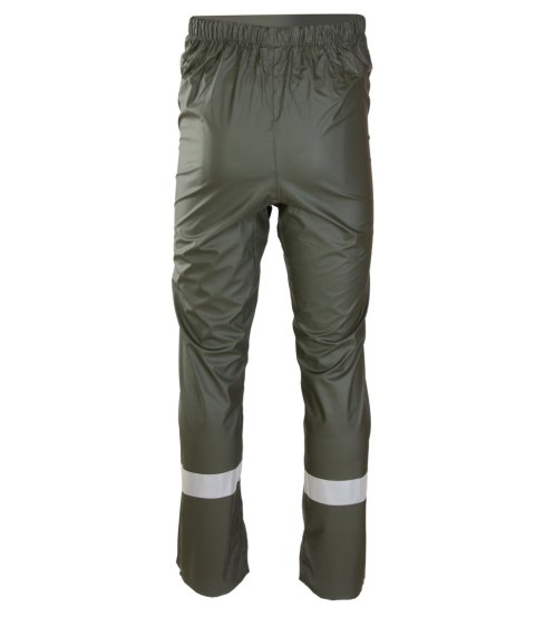 PU SPODNIE DO PASA - Zielony 3XL.