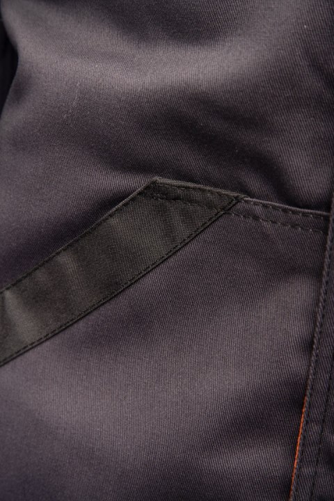 KURTKA - Grafit/Pomarańcz XL