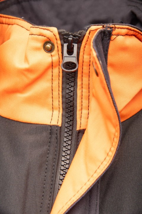 KURTKA - Grafit/Pomarańcz XL