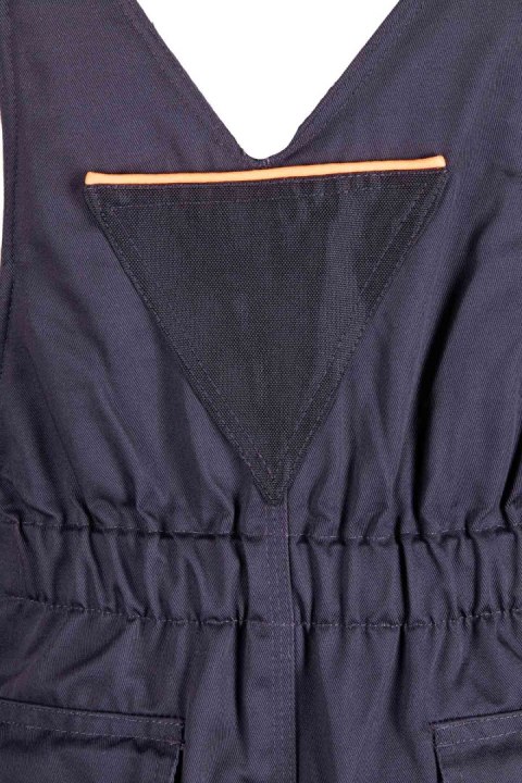 SPODNIE OGRODNICZKI OCIEPLANE - Grafit/Pomarańcz M