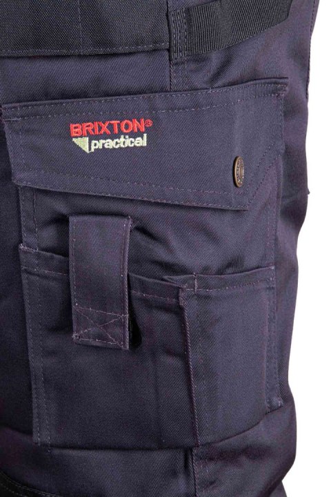 SPODNIE OGRODNICZKI OCIEPLANE - Grafit/Pomarańcz M