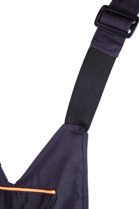 SPODNIE OGRODNICZKI OCIEPLANE - Grafit/Pomarańcz S