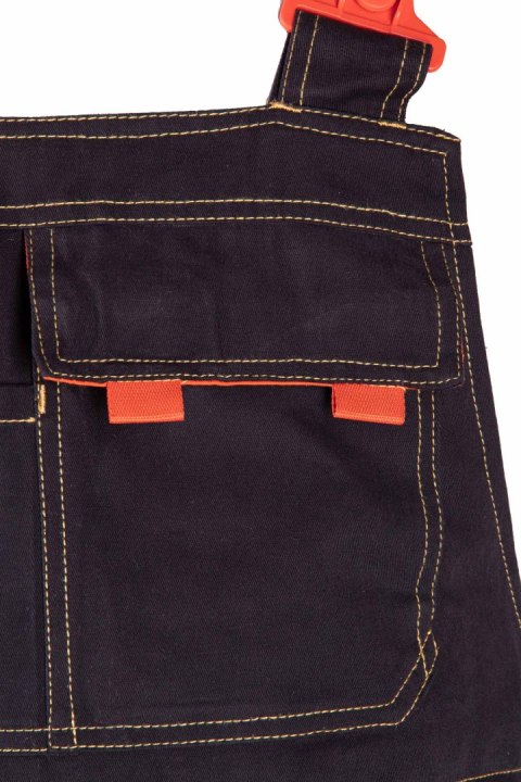 SPODNIE OGRODNICZKI OCIEPLANE - Granatowy 3XL.