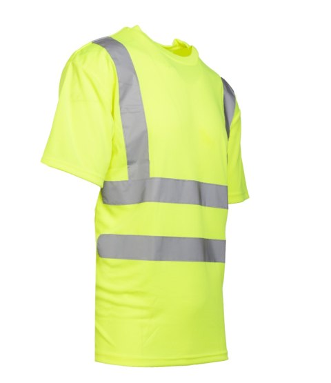KOSZULKA Z PASAMI ODBLASKOWYMI KAT.II KL.2 BF009 - Żółty 2XL.
