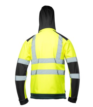 SOFTSHELL WSTAWKA GRANAT BF005 Z PASAMI ODBLASK. KAT 2 klasa2 - Żółty 3XL.