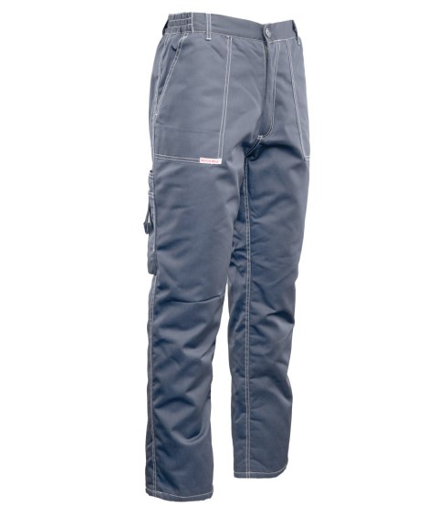 SPODNIE DO PASA OCIEPLANE - Stalowy XL
