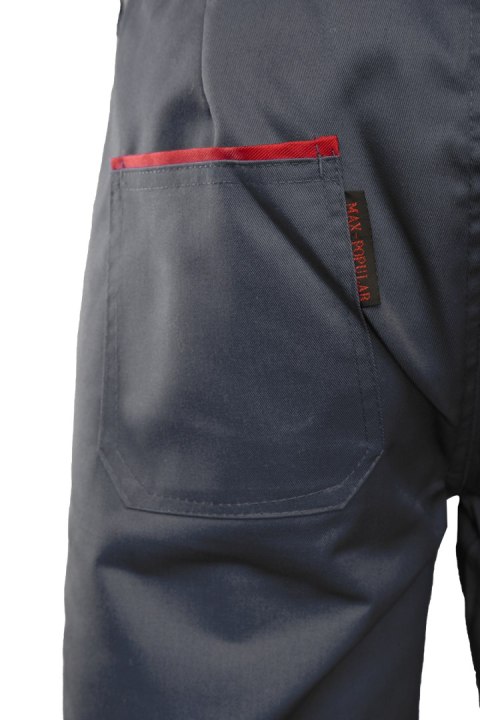 SPODNIE DO PASA - STALOWY - Stalowy 102