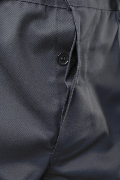 SPODNIE DO PASA - STALOWY - Stalowy 102