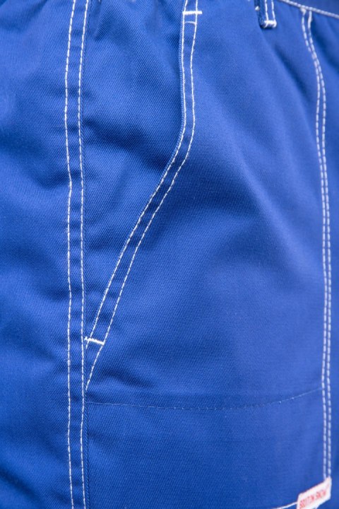 SPODNIE DO PASA Z PASAMI ODBLASK - Niebieski/odbask 3XL.