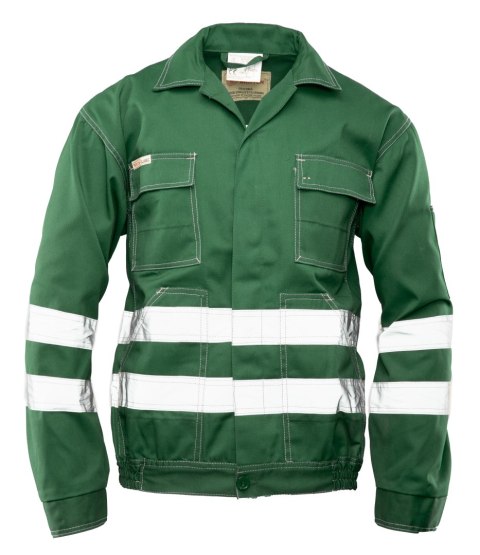 BLUZA / ODBLASK - Zielony/odbask 46