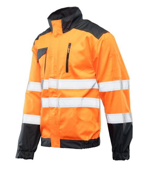 BLUZA WSTAWKA/GRANAT KAT.II KL. 2 - POMARAŃCZ/GRANAT 25