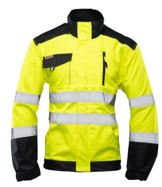 BLUZA WSTAWKA/GRANAT KAT.II KL. 2 - ŻÓŁTY/GRANAT 54