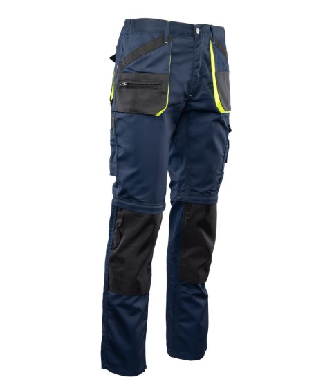 SPODNIE DO PASA - ODPINANE NOGAWKI - Granat/Żółty 24