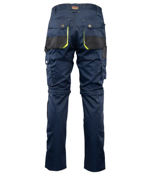 SPODNIE DO PASA - ODPINANE NOGAWKI - Granat/Żółty 24