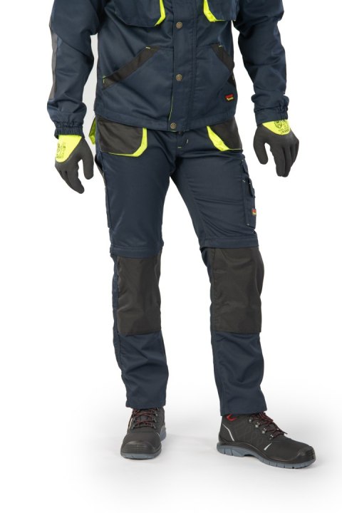 SPODNIE DO PASA - ODPINANE NOGAWKI - Granat/Żółty 24