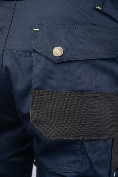 SPODNIE DO PASA - ODPINANE NOGAWKI - Granat/Żółty 24