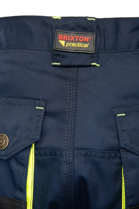 SPODNIE DO PASA - ODPINANE NOGAWKI - Granat/Żółty 24