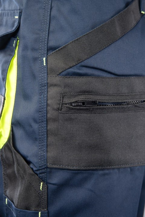 SPODNIE DO PASA - ODPINANE NOGAWKI - Granat/Żółty 24