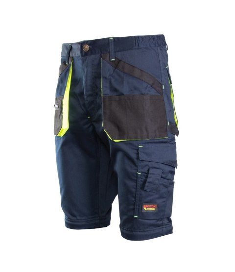 SPODNIE DO PASA - ODPINANE NOGAWKI - Granat/Żółty 60