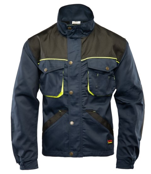 BLUZA GRANAT/ŻÓŁTY - Granat/Żółty 60