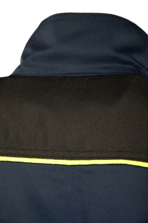 BLUZA GRANAT/ŻÓŁTY - Granat/Żółty 60