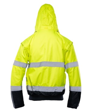 BOMBER HI-VI 2W1 - KAT.II KLASA 3 wstawka kolor - Granat/Żółty M