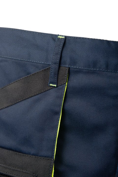 SPODNIE DO PASA - ODPINANE NOGAWKI - Granat/Żółty 32