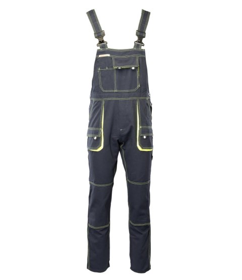 SPODNIE OGRODNICZKI - Granat/Żółty 30