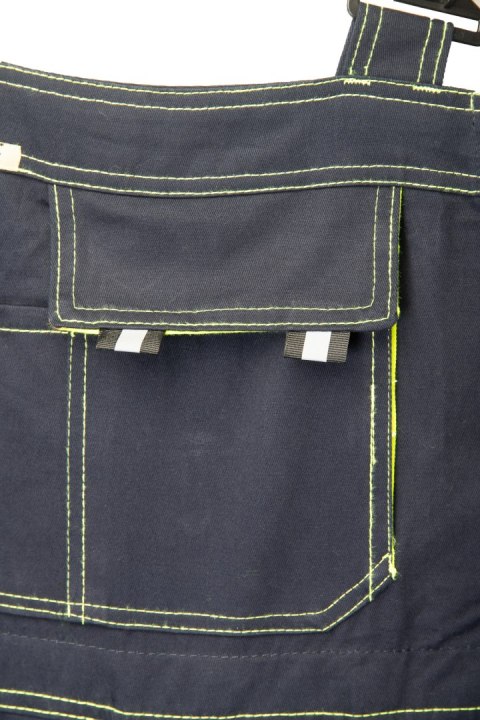 SPODNIE OGRODNICZKI - Granat/Żółty 30