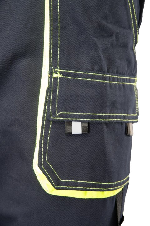 SPODNIE OGRODNICZKI - Granat/Żółty 30