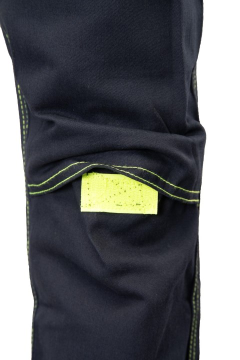 SPODNIE OGRODNICZKI - Granat/Żółty 30