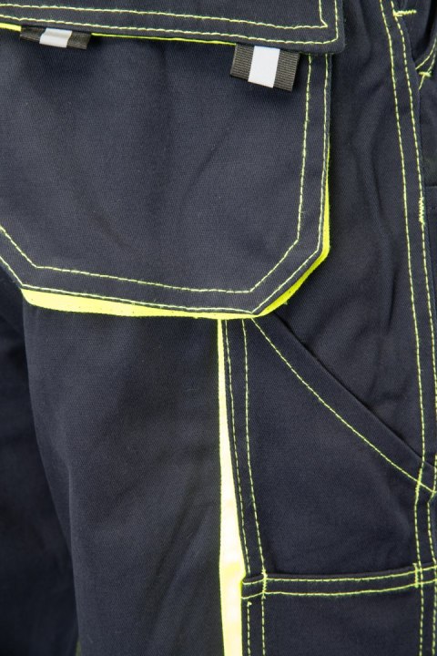 SPODNIE OGRODNICZKI - Granat/Żółty 30