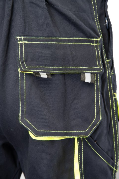 SPODNIE OGRODNICZKI - Granat/Żółty 30