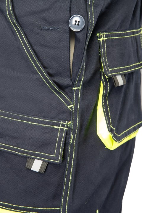 SPODNIE OGRODNICZKI - Granat/Żółty 30