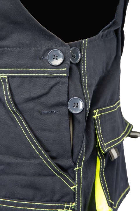 SPODNIE OGRODNICZKI - Granat/Żółty 30