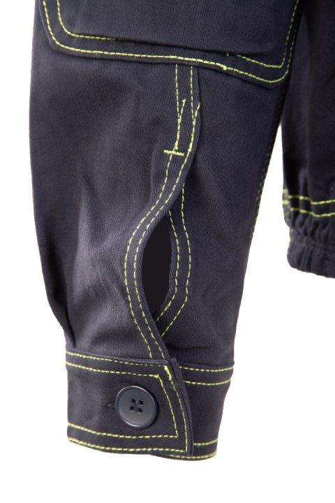 BLUZA GRANAT/ŻÓŁTY - Granat/Żółty 3XL.