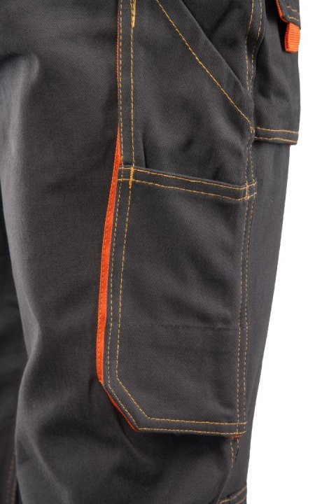 SPODNIE DO PASA CIEMNA STAL - C.Stal 32