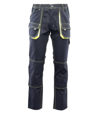 SPODNIE DO PASA GRANAT/ŻÓŁTY - Granat/Żółty 110