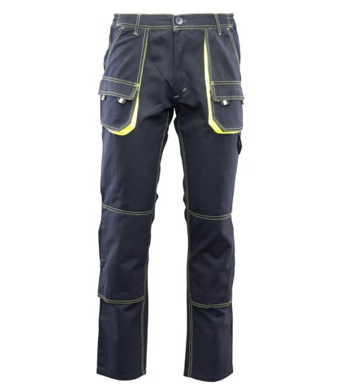 SPODNIE DO PASA GRANAT/ŻÓŁTY - Granat/Żółty 110