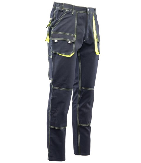 SPODNIE DO PASA GRANAT/ŻÓŁTY - Granat/Żółty 110